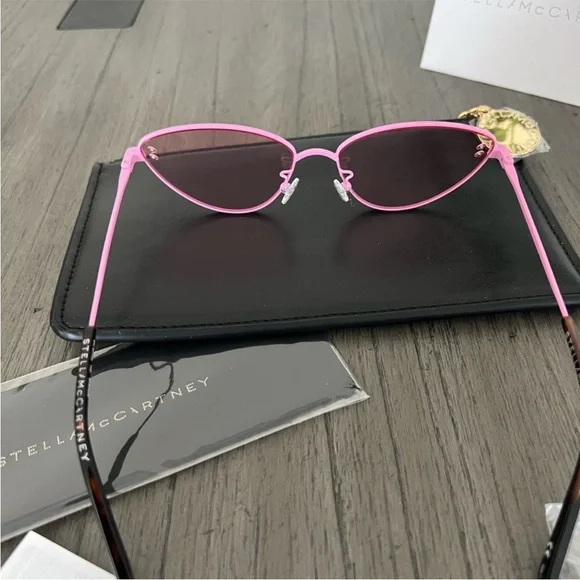 STELLA MCCARTNEY Pink Cat Eye Ladies Sunglasses - Picture 5 of 8